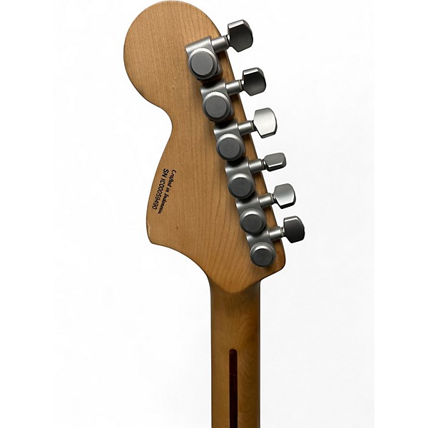 Used Squier FAT STRAT BLACK Solid Body Electric Guitar