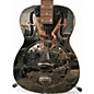 Used Rogue CB60 SILVER Resonator Guitar
