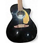 Used Fender Villager SCE black 12 String Acoustic Electric Guitar