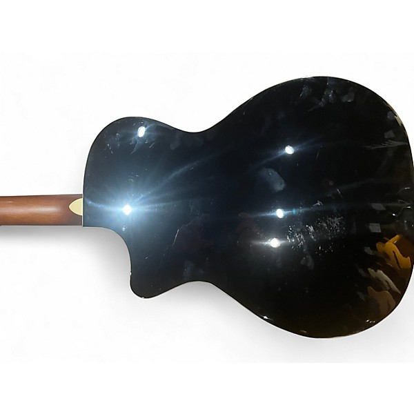 Used Fender Villager SCE black 12 String Acoustic Electric Guitar