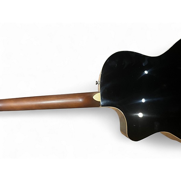 Used Fender Villager SCE black 12 String Acoustic Electric Guitar