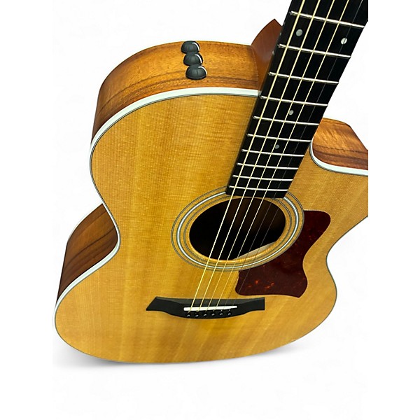 Used Taylor 214CE Natural Acoustic Electric Guitar
