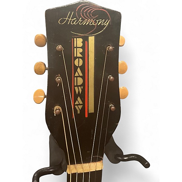 Vintage 1960s Harmony Broadway Vintage Sunburst Acoustic Guitar