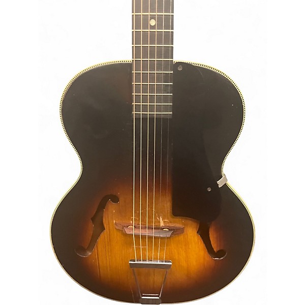 Vintage 1960s Harmony Broadway Vintage Sunburst Acoustic Guitar