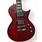 Used ESP LTD EC401QM Dark Cherry Solid Body Electric Guitar