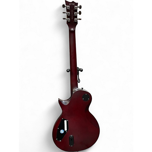 Used ESP LTD EC401QM Dark Cherry Solid Body Electric Guitar