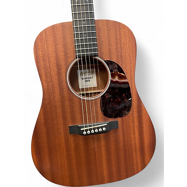 Used Martin DJR-10E Sapele Dreadnought Junior Natural Acoustic Guitar