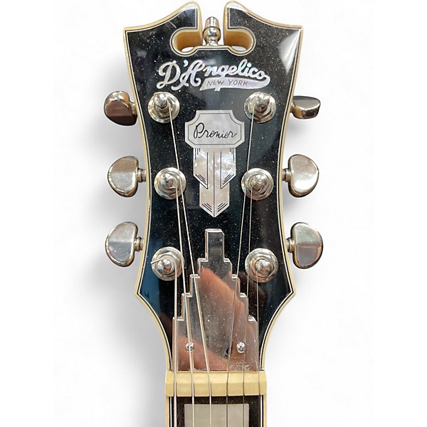 Used D'Angelico PREMIER SERIES BRIGHTON BLACK FLAKE Solid Body Electric Guitar