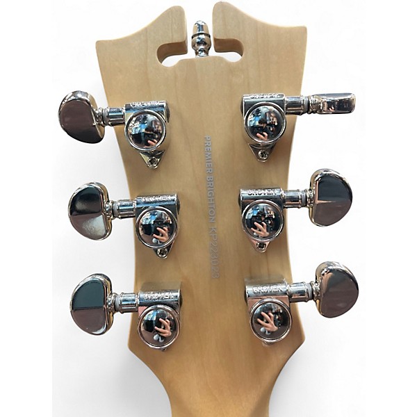 Used D'Angelico PREMIER SERIES BRIGHTON BLACK FLAKE Solid Body Electric Guitar