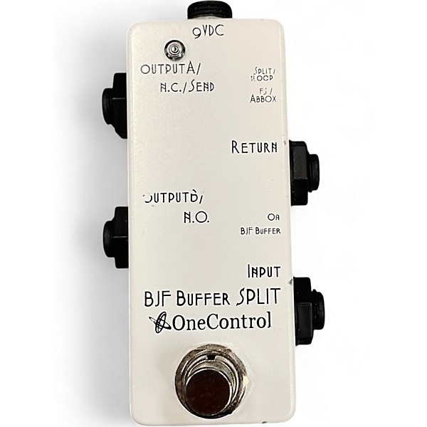 Used One Control BJF Buffer Split Pedal