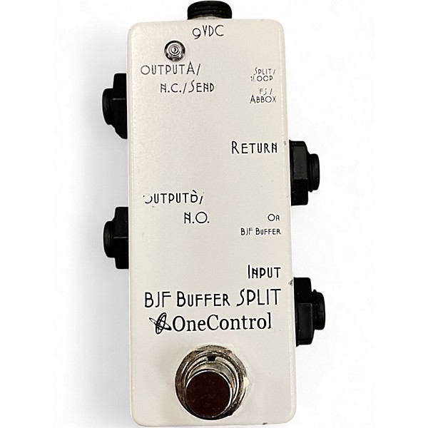 Used One Control BJF Buffer Split Pedal