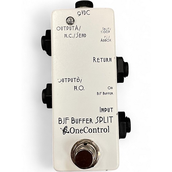Used One Control BJF Buffer Split Pedal
