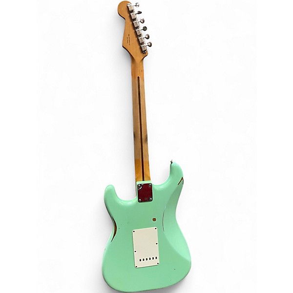 Used 2020 Fender Road Worn 50s Stratocaster Seafoam Green Solid Body Electric Guitar