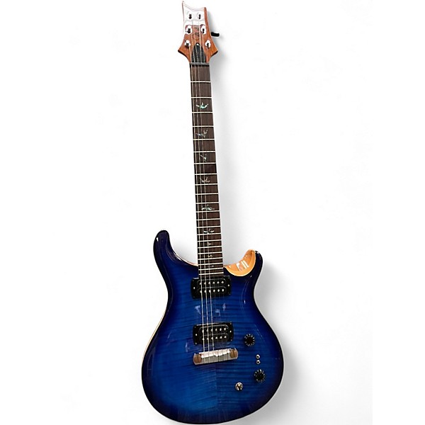 Used PRS SE Paul's Guitar Faded Blue Burst Solid Body Electric Guitar