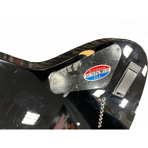 Used Schecter Guitar Research Omen 8 Black Solid Body Electric Guitar