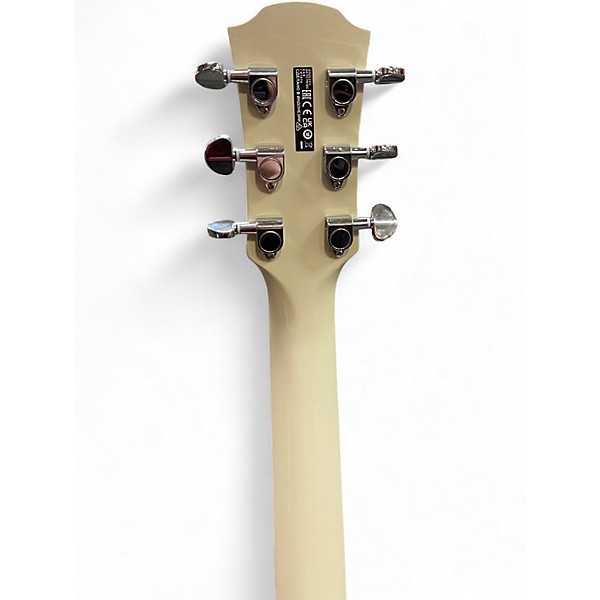 Used Yamaha APX600 White Acoustic Electric Guitar