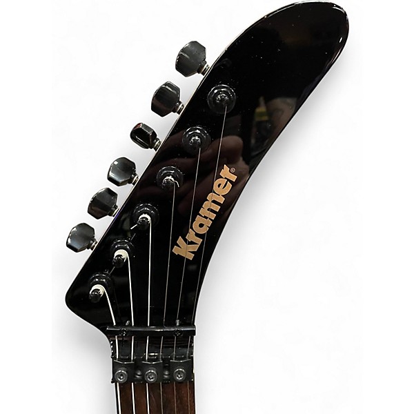 Used Kramer 1983 BARETTA REISSUE  Black Solid Body Electric Guitar