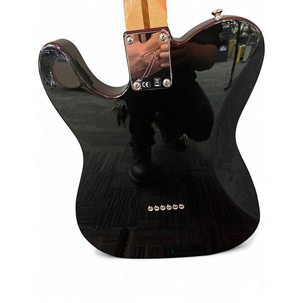 Used Fender Chris Shiflett Telecaster Deluxe Black Solid Body Electric Guitar