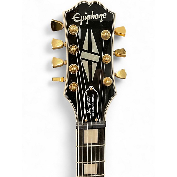 Used Epiphone Matt Heafy Les Paul Custom 7 Alpine White Solid Body Electric Guitar