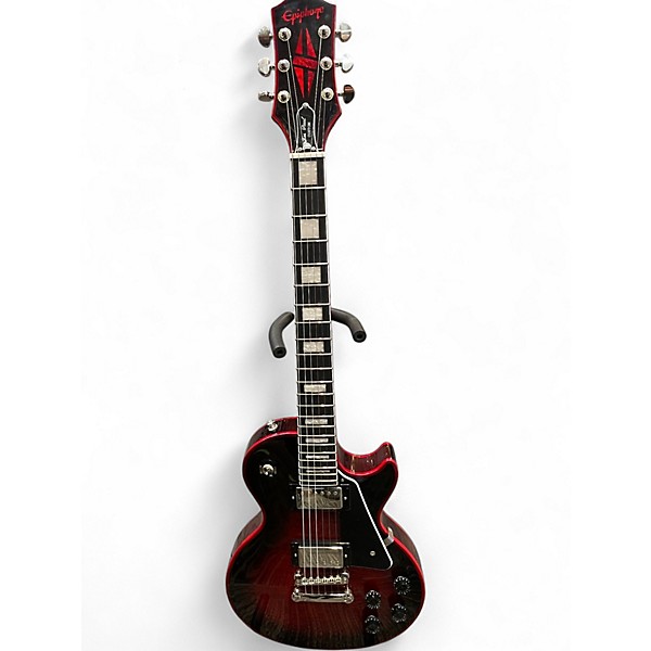 Used Epiphone LES PAUL CUSTOM WIDOW RED BURST Solid Body Electric Guitar