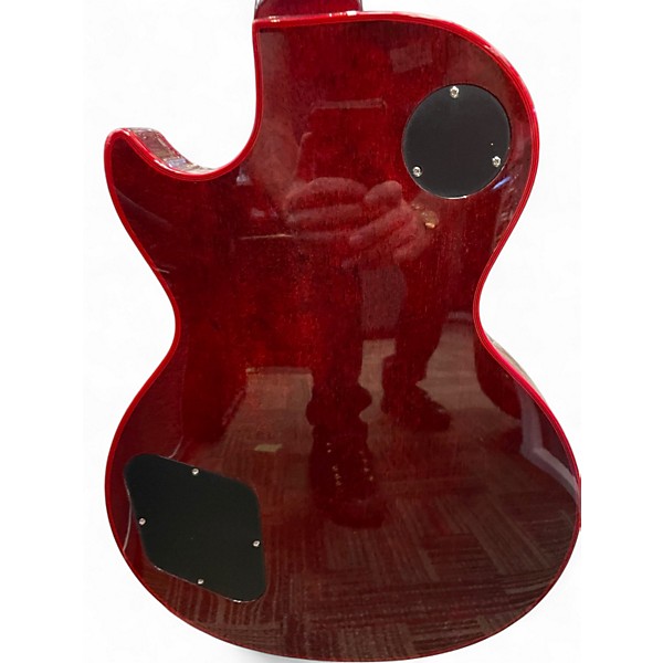 Used Epiphone LES PAUL CUSTOM WIDOW RED BURST Solid Body Electric Guitar