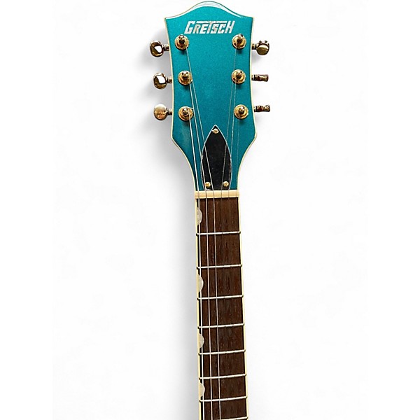 Used 2023 Gretsch Guitars Pristine LTD Center Block Double-Cut with Bigsby Petrol Blue Hollow Body Electric Guitar