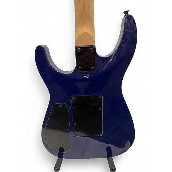 Used 2018 Jackson JS34Q DINKY DKAM Trans Blue Solid Body Electric Guitar