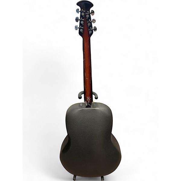 Vintage 1970s Ovation 1111 Balladeer Tobacco Sunburst Acoustic Guitar