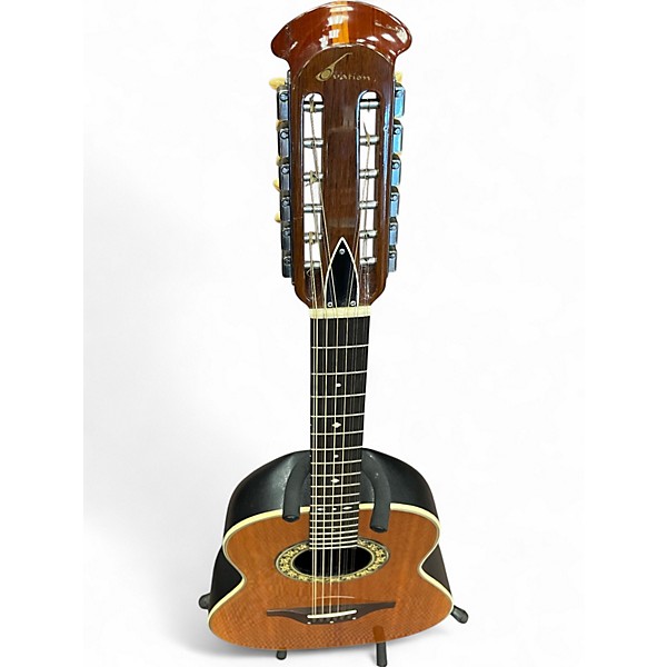 Vintage 1970s Ovation 1115-4 PACEMAKER Natural 12 String Acoustic Guitar