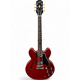 Used 2024 Epiphone ES355 IG Inspired by Gibson Cherry Hollow Body Electric Guitar