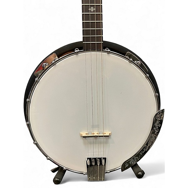 Used Gold Tone cc tenor left handed  White Banjo