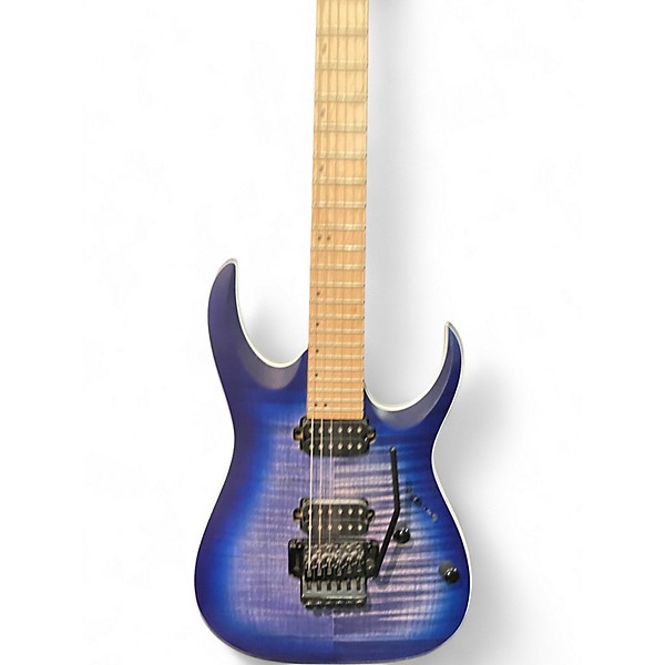 Used Ibanez rgar42mfmt lagoon blue Solid Body Electric Guitar