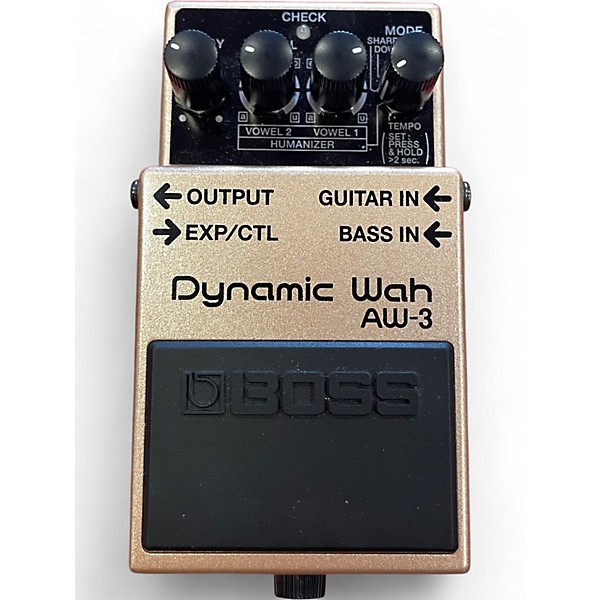 Used Boss Dynamic Wah AW-3 Effect Pedal