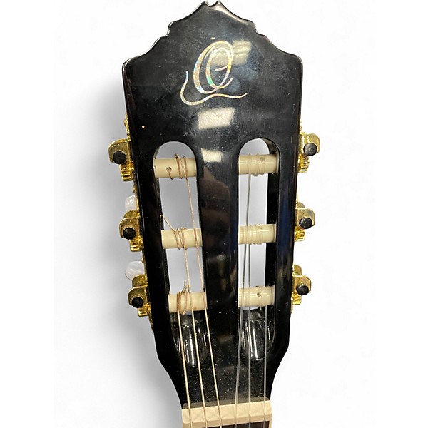 Used Ortega RCE145BK Black Acoustic Electric Guitar
