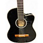Used Ortega RCE145BK Black Acoustic Electric Guitar