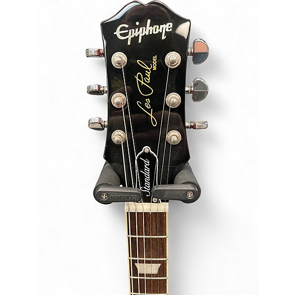 Used 2022 Epiphone Les Paul Standard '60s Quilt Washed Cherry Sunburst Solid Body Electric Guitar