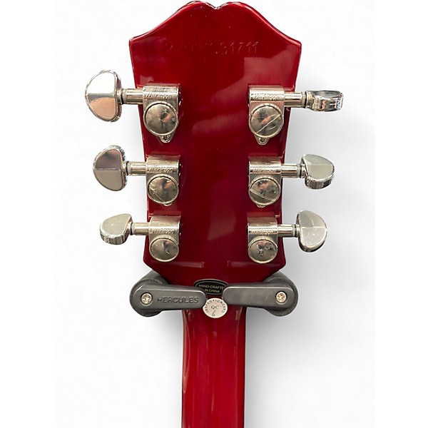 Used 2022 Epiphone Les Paul Standard '60s Quilt Washed Cherry Sunburst Solid Body Electric Guitar