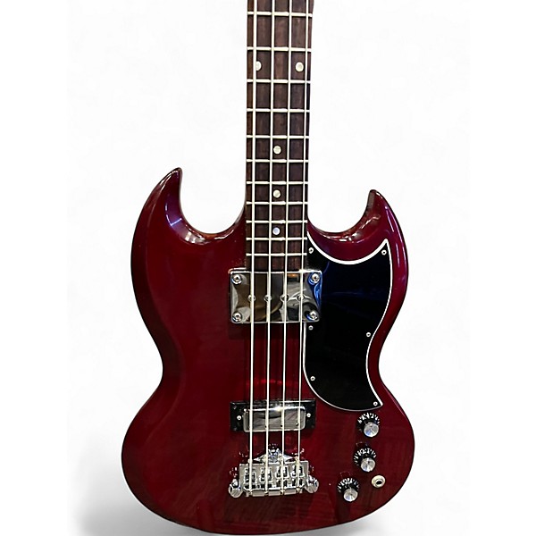 Used Gibson SG Bass Cherry Electric Bass Guitar