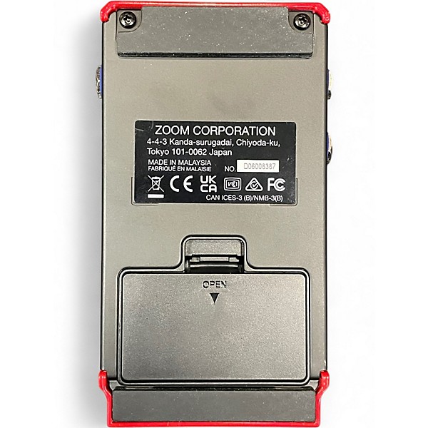 Used Zoom MS60B+ BASS MULTISTOMP Effect Processor