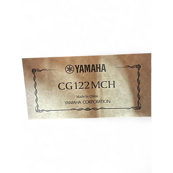 Used Yamaha CG122MCH Natural Classical Acoustic Guitar