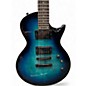 Used ESP LTD EC2000X Transparent Blue Burst Solid Body Electric Guitar