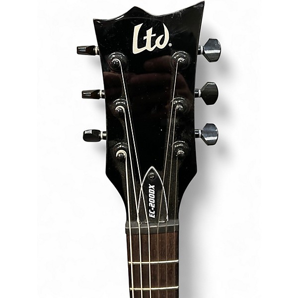 Used ESP LTD EC2000X Transparent Blue Burst Solid Body Electric Guitar