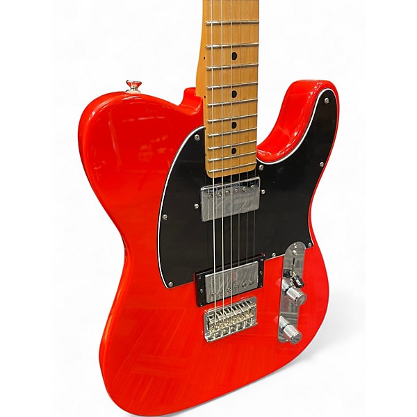 Used Fender Player II Telecaster HH Coral Red Solid Body Electric Guitar