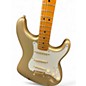 Used Squier 60th Anniversary Classic Vibe 50s Stratocaster Gold Solid Body Electric Guitar