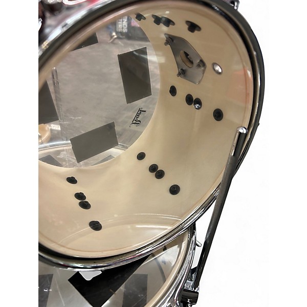 Used Pearl 4 Piece ROADSHOW GREY Drum Kit