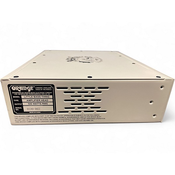 Used Orange Amplifiers Little Bass Thing Bass Amp Head