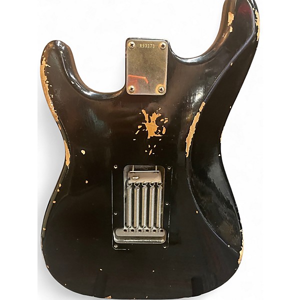 Used Fender CUSTOM SHOP CUSTOM BLACK GOLD STRAT Black Solid Body Electric Guitar