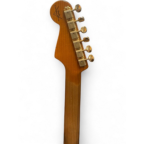 Used Fender CUSTOM SHOP CUSTOM BLACK GOLD STRAT Black Solid Body Electric Guitar