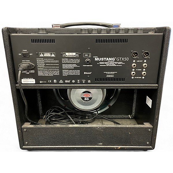 Used Fender GTX50 Mustang 1X12 Guitar Combo Amp