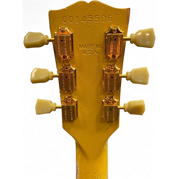 Used 2005 Gibson Les Paul Special Double Cut Yellow Solid Body Electric Guitar